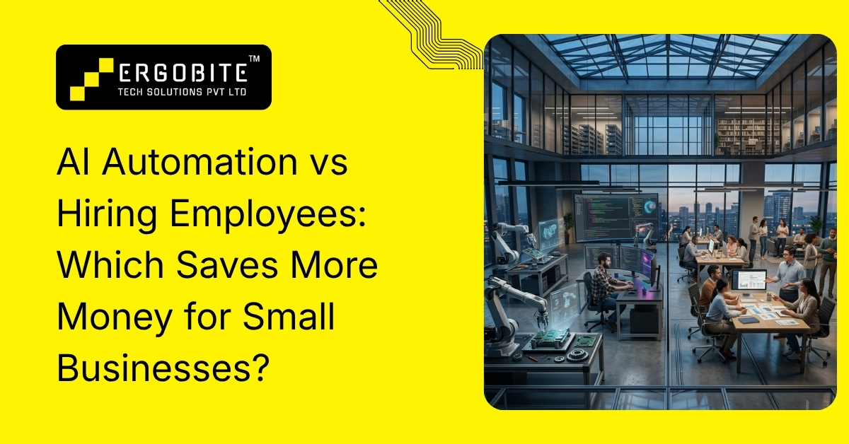 Ai automation vs hiring employees: which saves more money for small businesses?